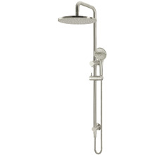 Round 3 Function Twin Shower With Square Gooseneck